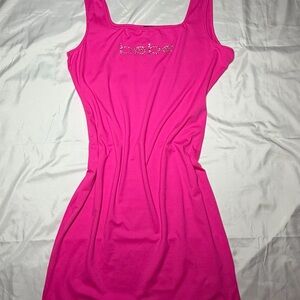 bebe Pink Midi Dress